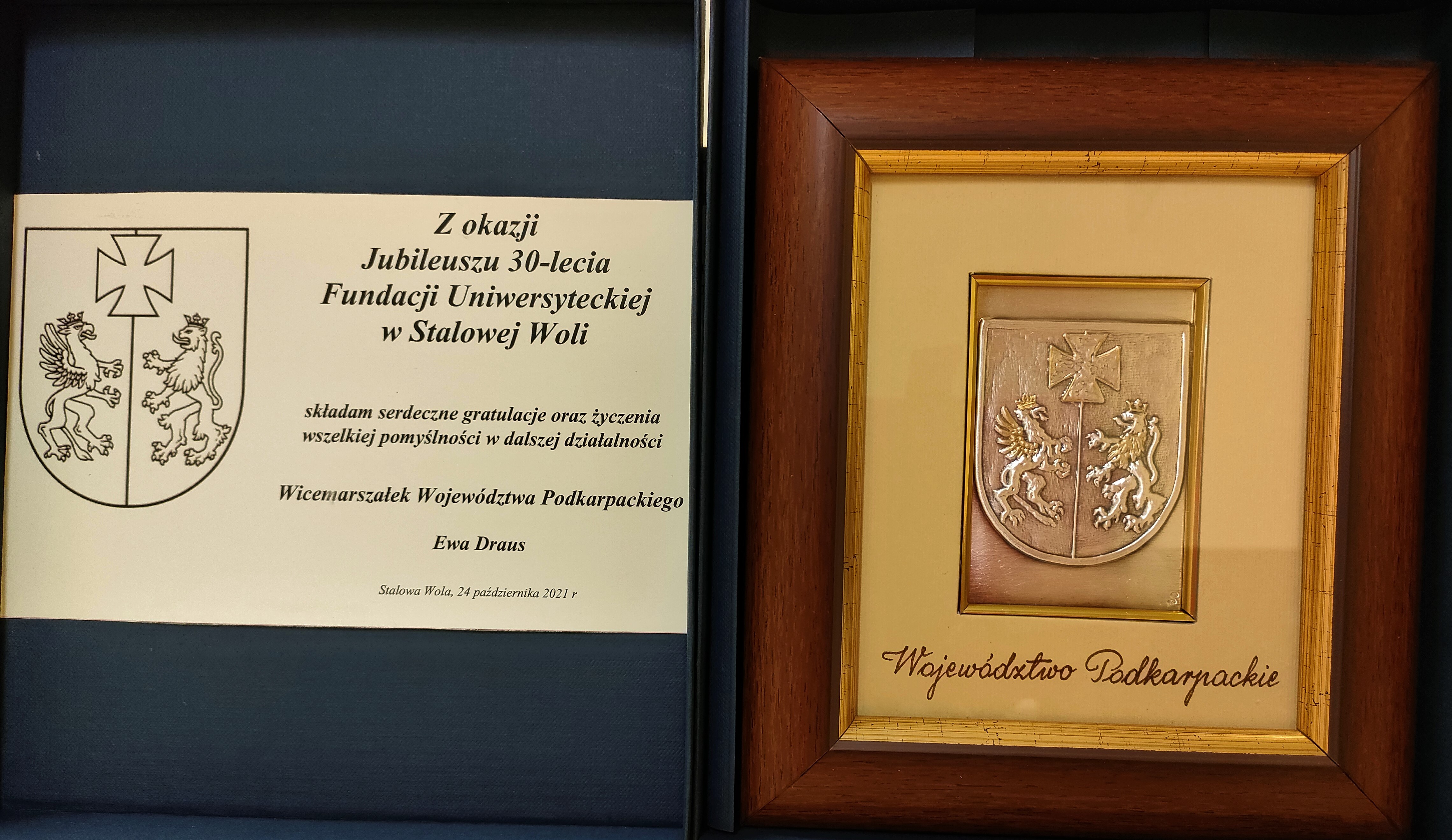 Wicemarszaek Podkarpacki gratulacje